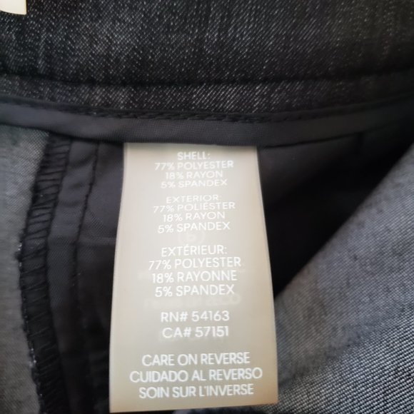 Calvin Klein Women's Size 12 Charcoal Grey Dress Pants - Picture 5 of 7